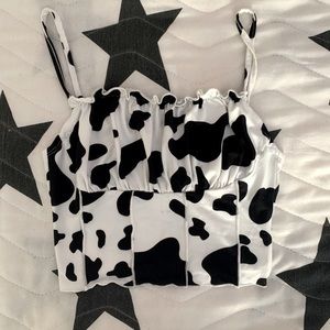 COW PRINT TANK TOP!!